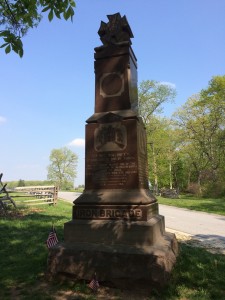 The monument for the Iron Brigade.
